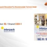 Interpack 2026 Düsseldorf’ta Standımızdaki Yerimizi Aldık!