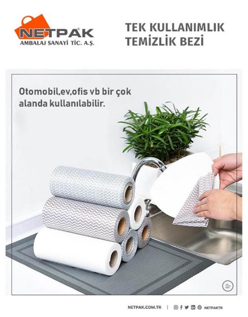 Tek Kullanımlık Temizlik Bezi Tek Kullanımlık Temizlik Bezi