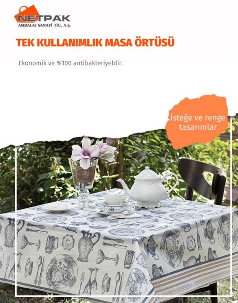 Tek kullanımlık Masa Örtüsü Tek kullanımlık Masa Örtüsü